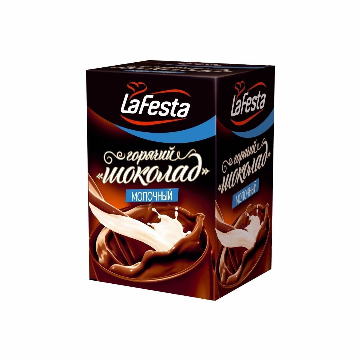 LaFesta Горячий шоколад 22г. - 10шт. Молочный