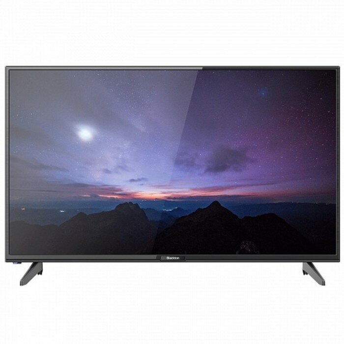 Телевизор Blackton Bt 32S02, 32", 1366х768, DVB-C/T/T2, 3хHDMI, х2 USB, SmartTV, чёрный