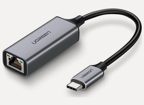 Изображение товара Адаптер Ugreen CM199 (50737) USB Type C to 10/100/1000M Ethernet Adapter, серый космос
