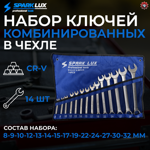 Набор ключей комбинированных в чехле 8-32 мм 3350₽