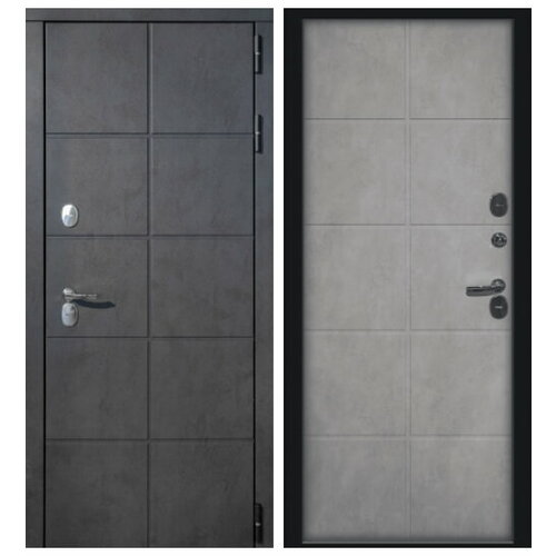 Дверь металлическая каре термо черный муар/бетон графит/бетон снежный 960L дверь входная каре термо 960 × 2050 мм левая чёрный муар бетон графит бетон снежный