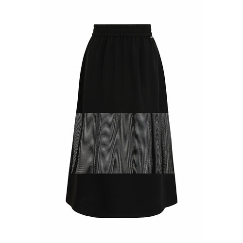 Юбка Armani Exchange, размер 2, черный юбка миди с поясом на талии i am studio l