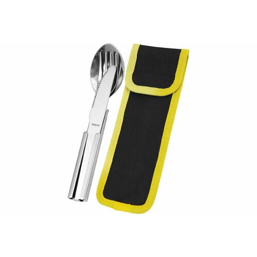 Forester Набор столовых приборов походный в чехле ложкавилканожоткрывалка 16-18 см 2085₽