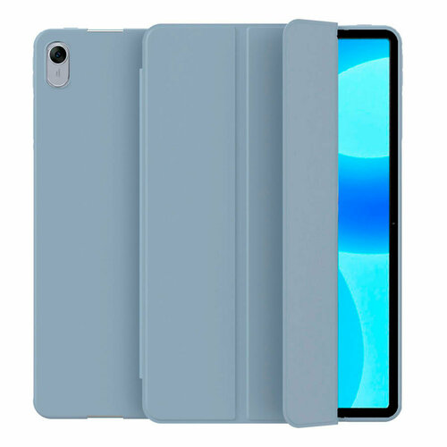 фото Чехол для планшета huawei matepad 11.5 (2023) 11.5 дюйма (btk-w09/al09), из мягкого силикона, трансформируется в подставку (дымчато-фиолетовый) gcell electronics