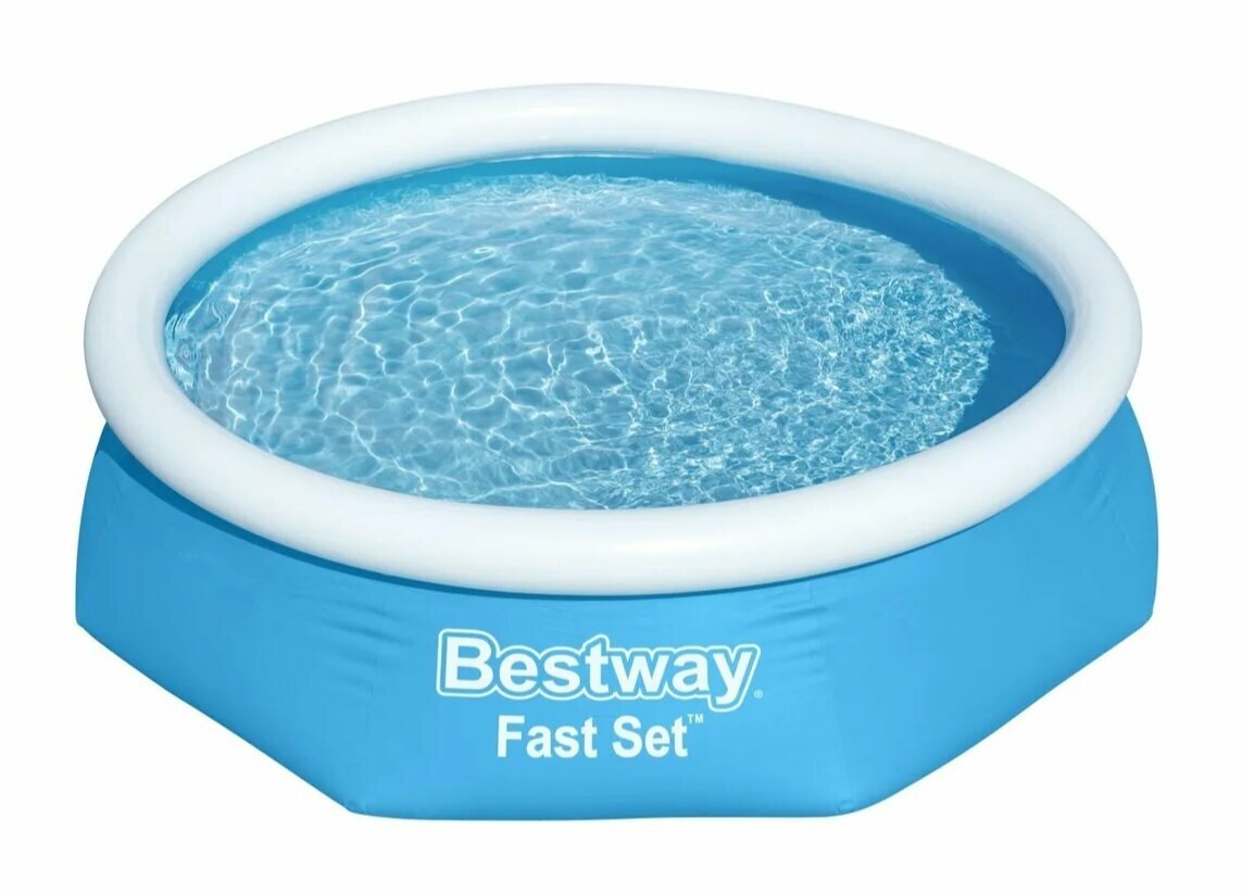 Надувной бассейн Fast Set Bestway 57450 244x61 см, с фильтр-насосом