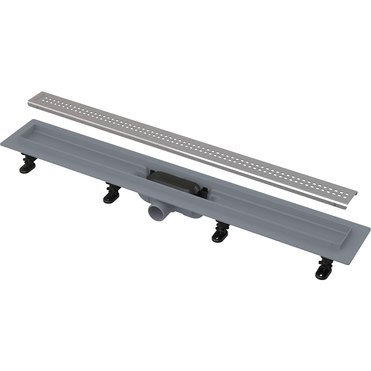 Душевой лоток Alcadrain Simple с решеткой хром (APZ9-950M)