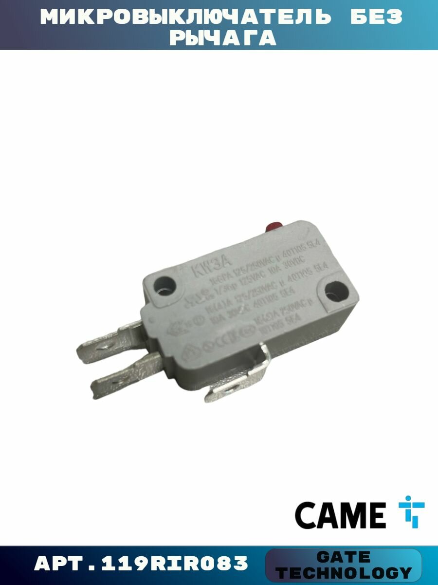 фото Микровыключатель для автоматики ворот и шлагбаумов CAME 1