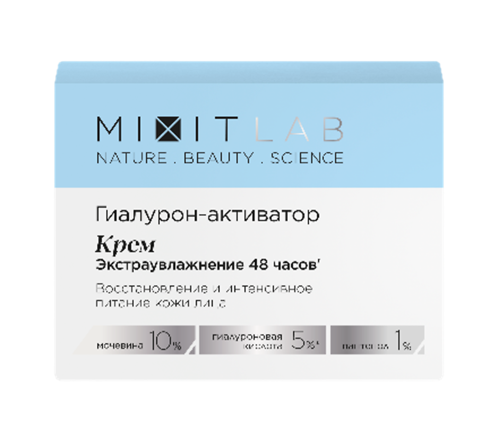 Mixit Lab WOW Moisture Крем экстраувлажнение с мочевиной и гиалуроновой кислотой для всех типов кожи 50 мл 1 шт