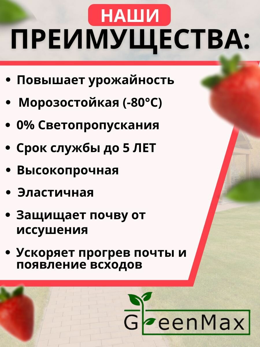 Пленка мульчирующая для клубники — фото 1