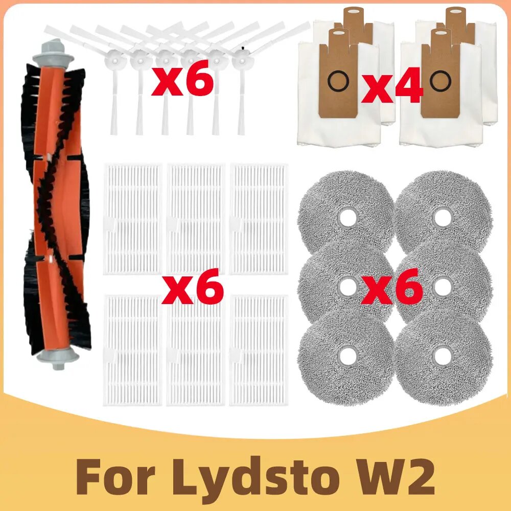 Запасные части для роботов-пылесосов OSSIEAO для Xiaomi Lydsto W2 / Kyvol S60 / iRiver AICLE Set N