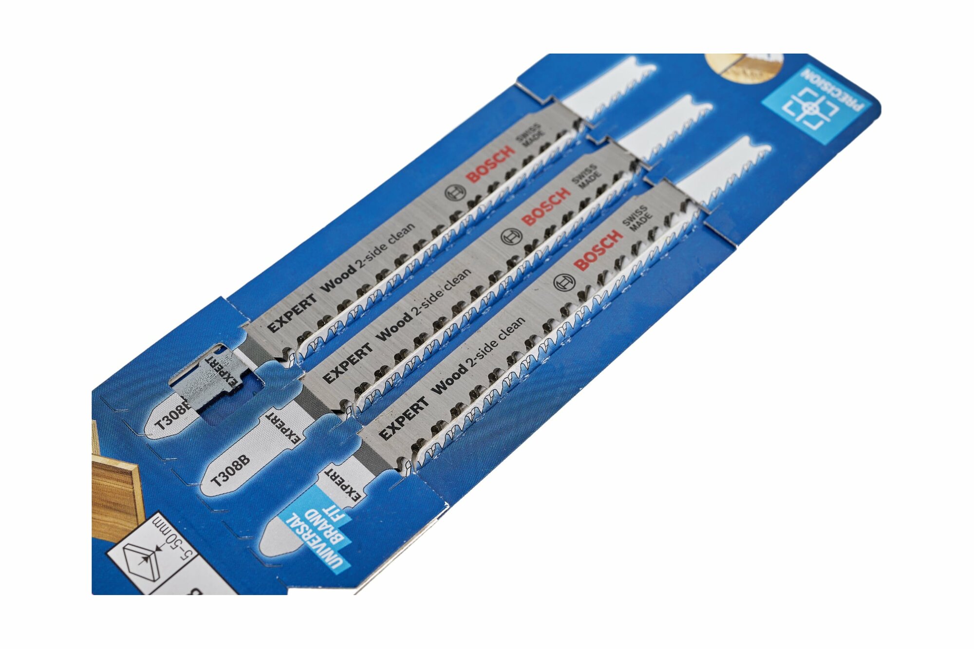 фото Пилки Expert Т308В, HCS, 3 шт для лобзика Bosch 2608900550