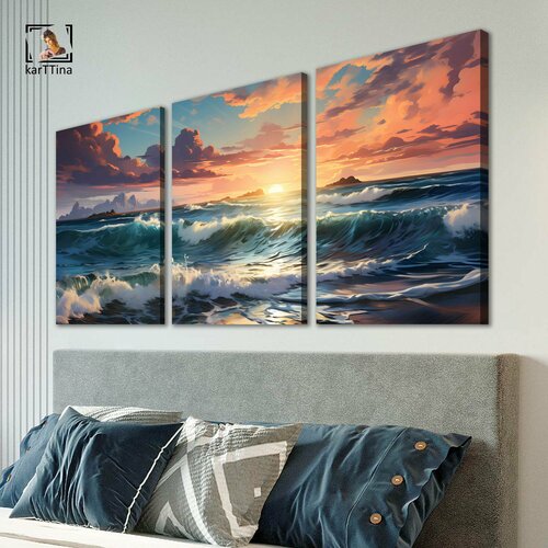 Картина karTTina морской бриз 150 см х 70 см 3840₽