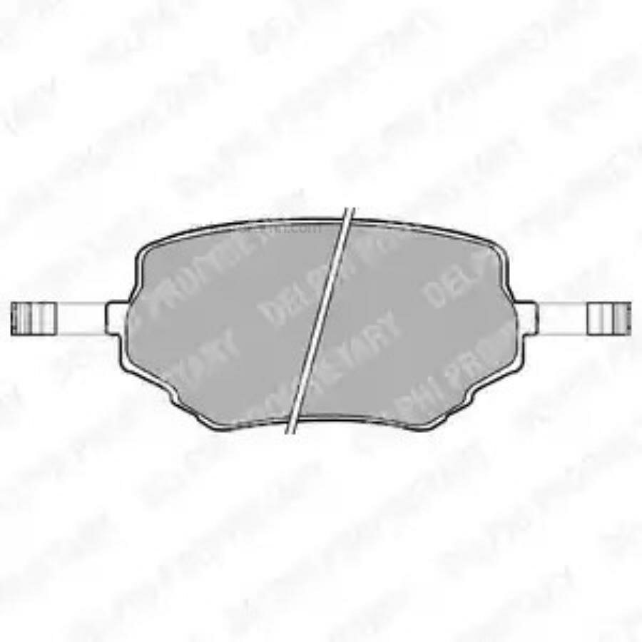 DELPHI LP1015 Колодки торм. пер.