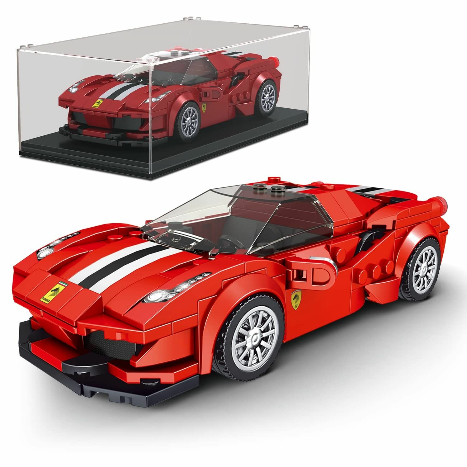 Конструктор Mould King 27006 Мини-модель Ferrari 488 GTB,329деталей