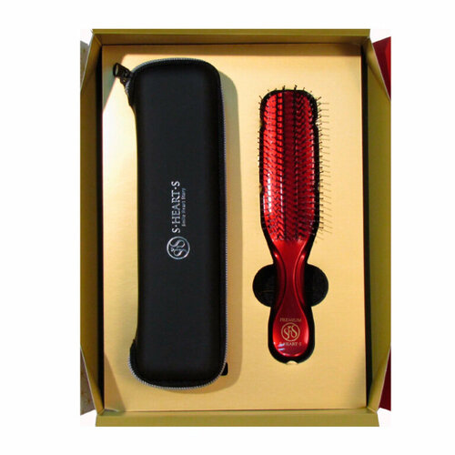 Подарочный набор Scalp Brush World Premium удлиненная (красная) S-HEART-S Scalp Brush World Premium Long 1 шт