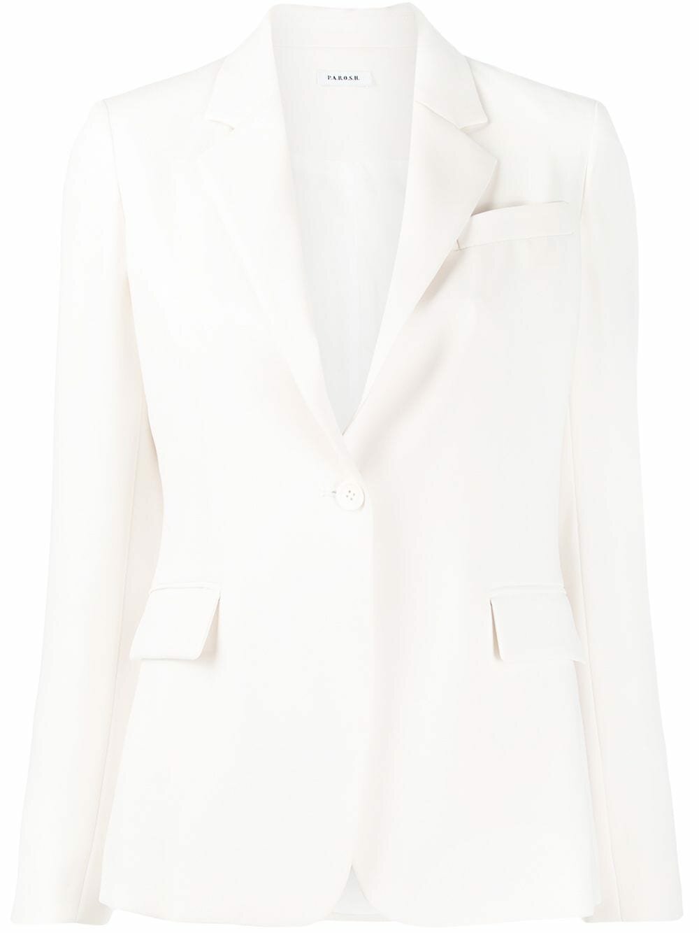 фото П. А. Р. О. Ш. Х. - Однобортный пиджак Panters Пиджаки - Женский - наружная часть: 100 % полиэстер. Подкладка: 56 % ацетат, 44 % вискоза. - S - Серебристый