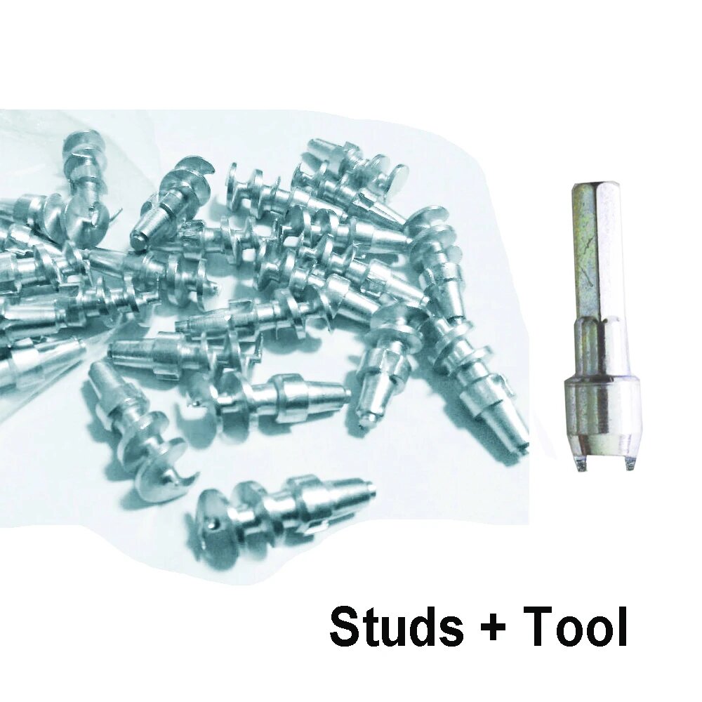 Шипы для мотоциклов и мотокроссов 80/100-12, 23 мм, Studs with tool