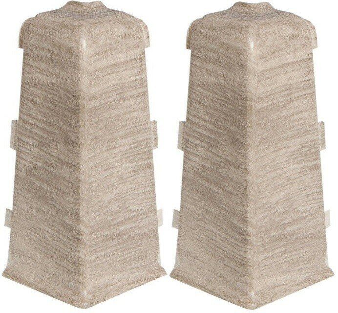 Угол для плинтуса Arbiton Indo, наружный, цвет 16 Дуб Кавказский, 2шт.