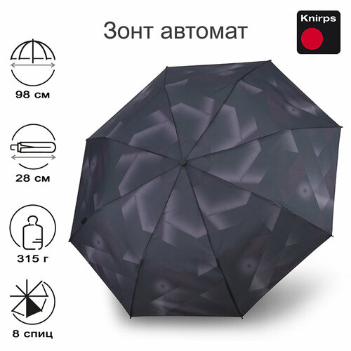 фото Мини-зонт knirps, коричневый