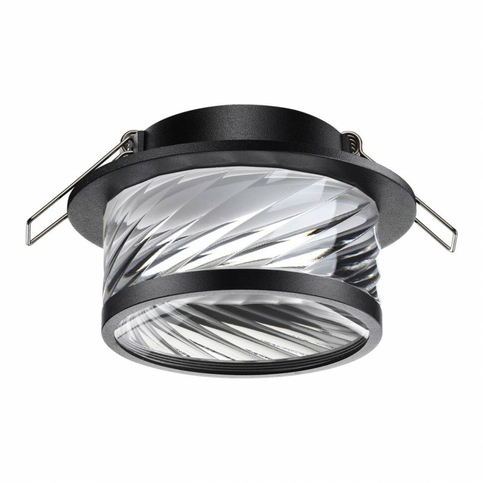 Novotech 370918 SPOT NT22 342 черный Светильник встраиваемый IP20 GU10 9W 220V GEM