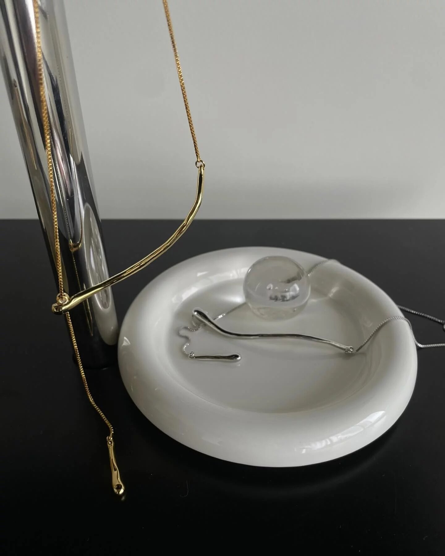 Колье FETISH, длина 49 см, золотистый — фото 1