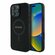 Guess чехол для iPhone 16 Pro, PU-кожа Saffiano Metal logo черный...