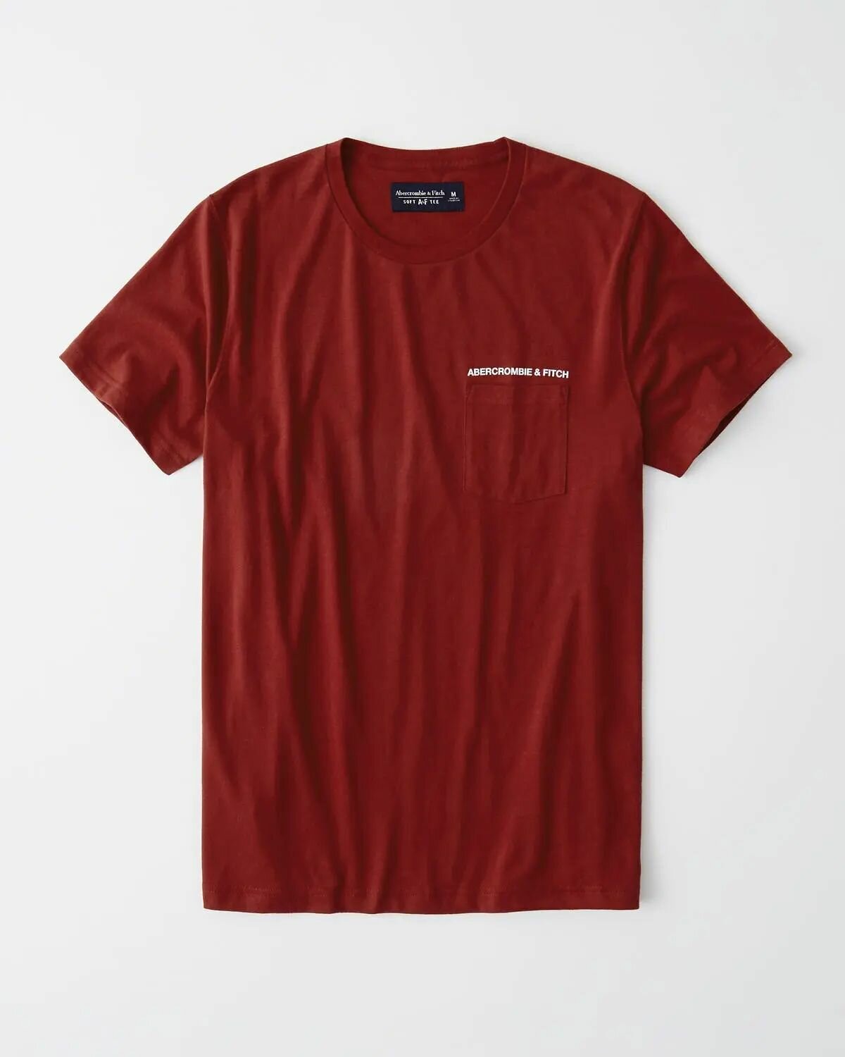 Футболка Abercrombie & Fitch, размер M, красный