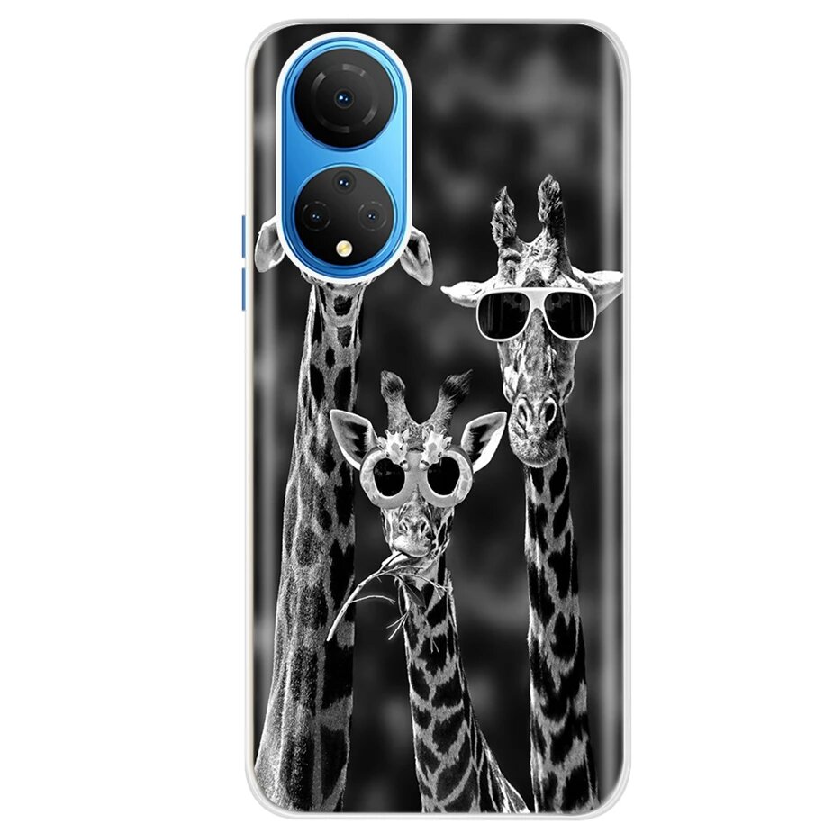 Чехол для Honor X7, искусственные цветы, Бабочка, мягкие силиконовые чехлы, чехол для телефона Huawei Honor X7 X 7 HonorX7, чехол-бампер