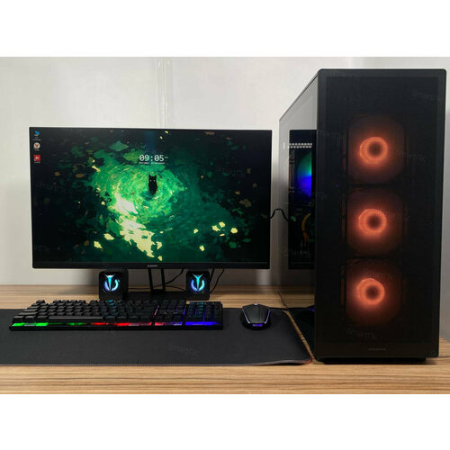 Игровой компьютер intel(Xeon 2680V3)/RX-6700XT/ОЗУ-32/SSD-1T/Монитор 27|Windows 11