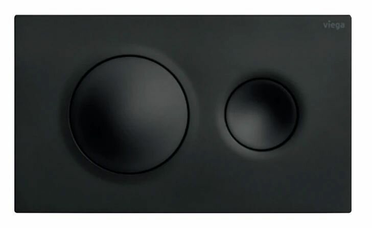 Кнопка смыва - Viega Prevista Visign for Style 20, из пластика, 220 x 130 мм, матовый черный, арт. 796389_Viega