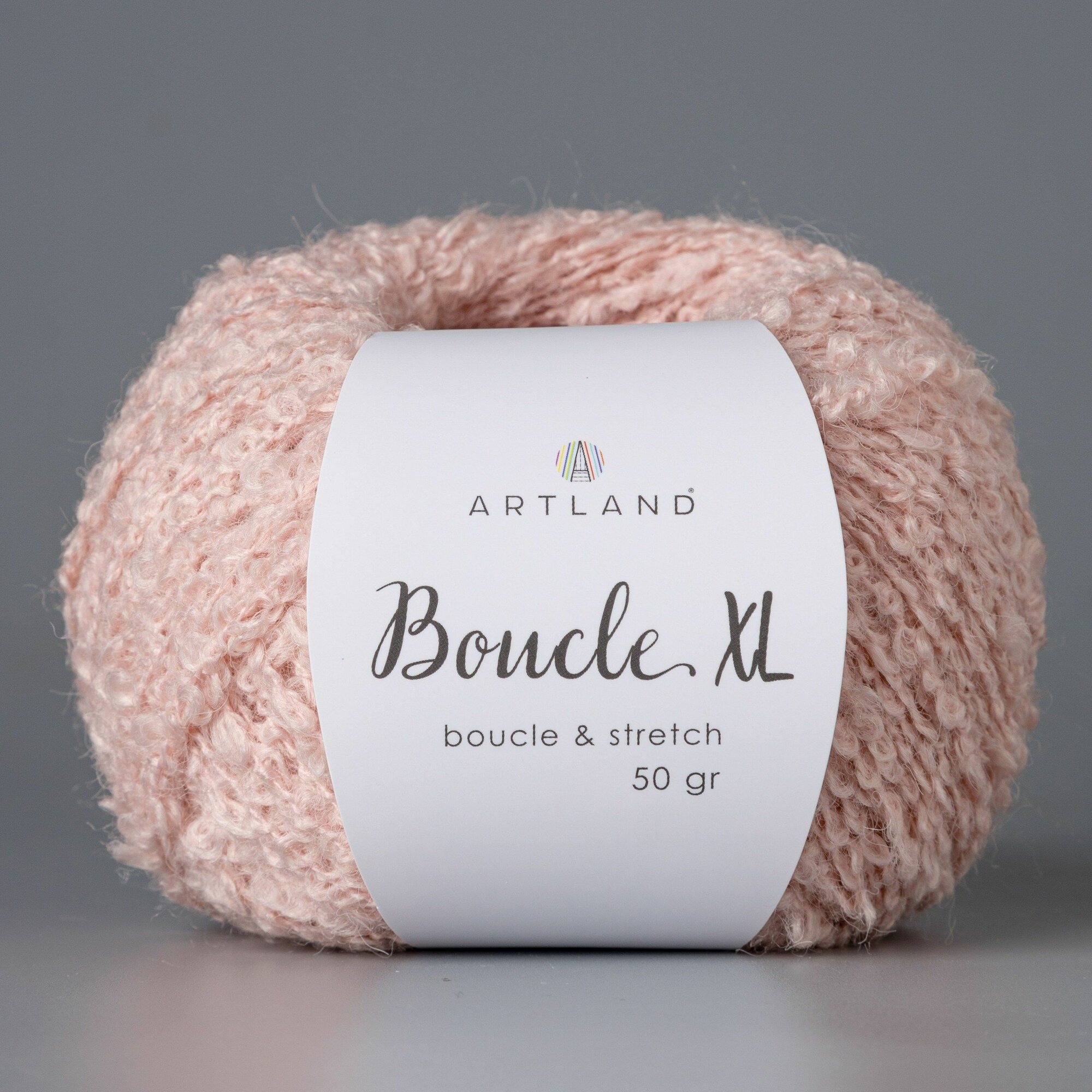 Пряжа для вязания Boucle XL Artland 1 моток (115 м, 50 гр), цвет 27 пудра