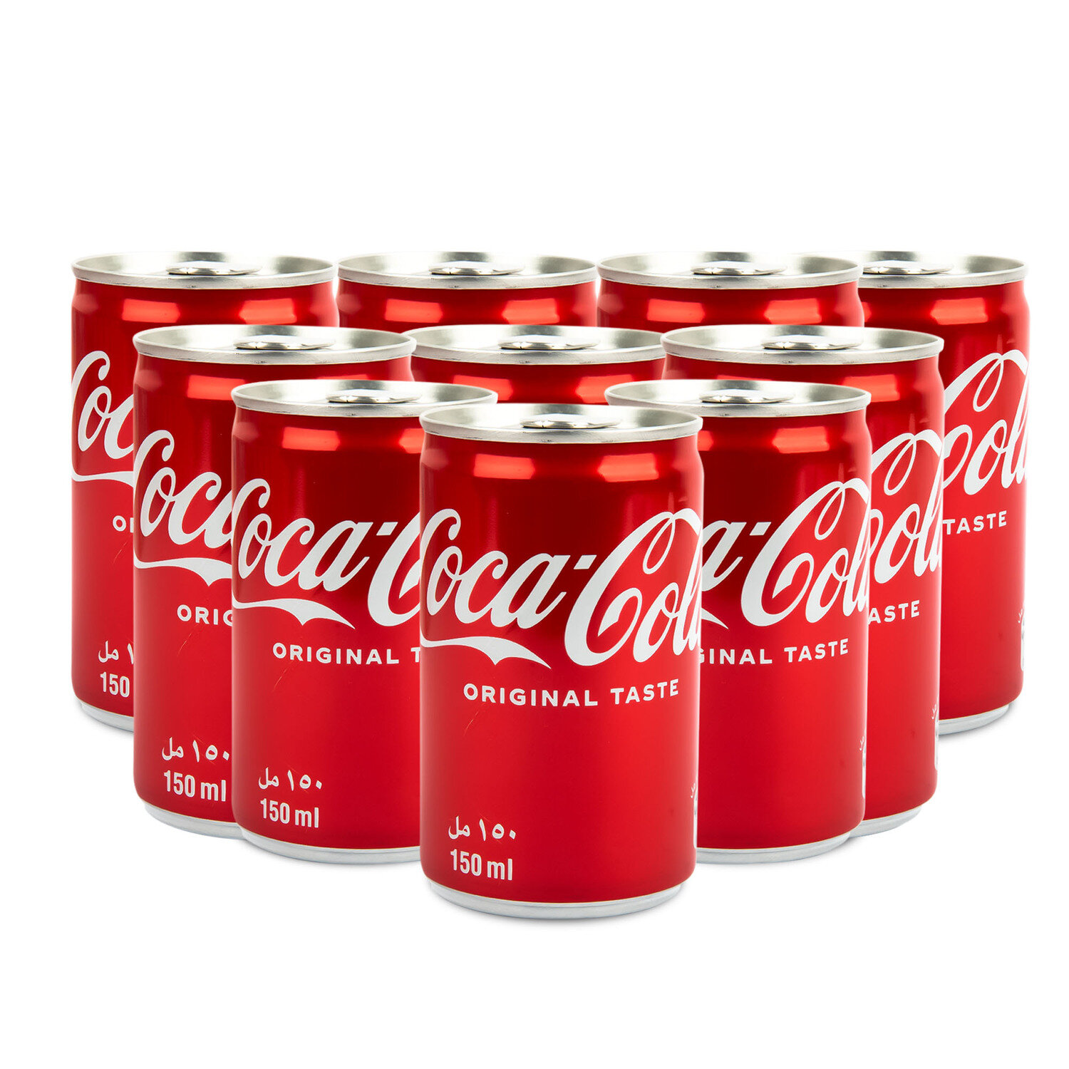 Изображение Coca Cola Classic, 0.15 л, 30 шт, банка, газированный напиток Кока Кола Классик, жб, классический)