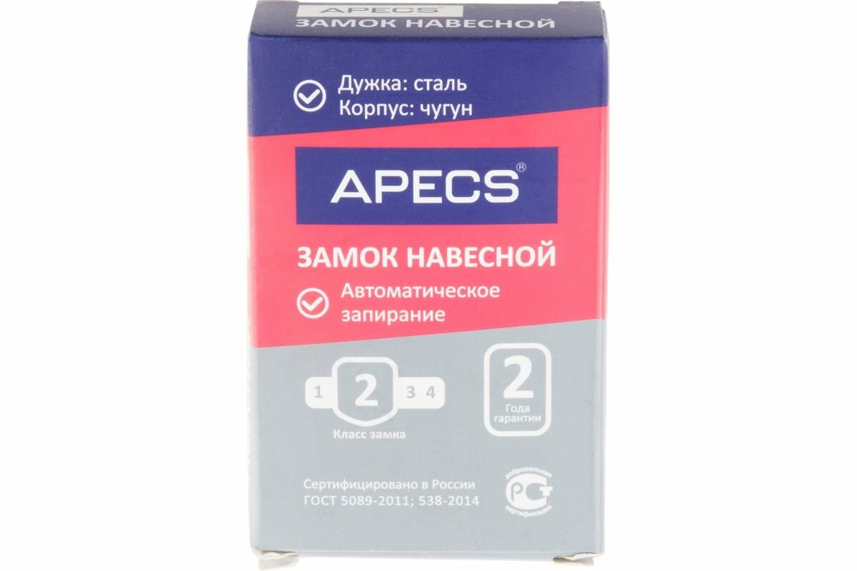 APECS Замок навесной PD-03-60 12322 — фото 1