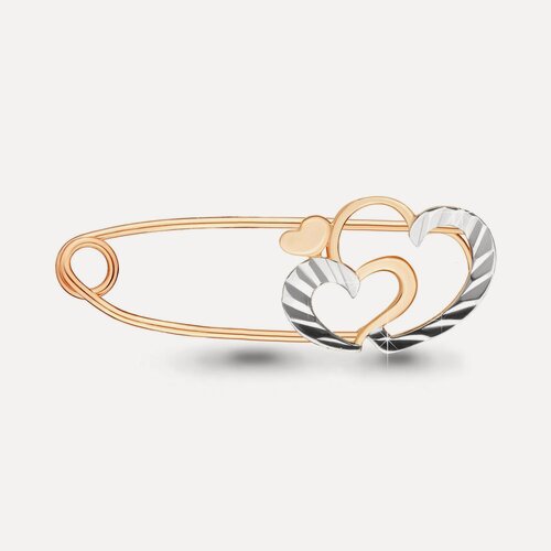 Изображение товара Брошь, красное золото, 585 проба