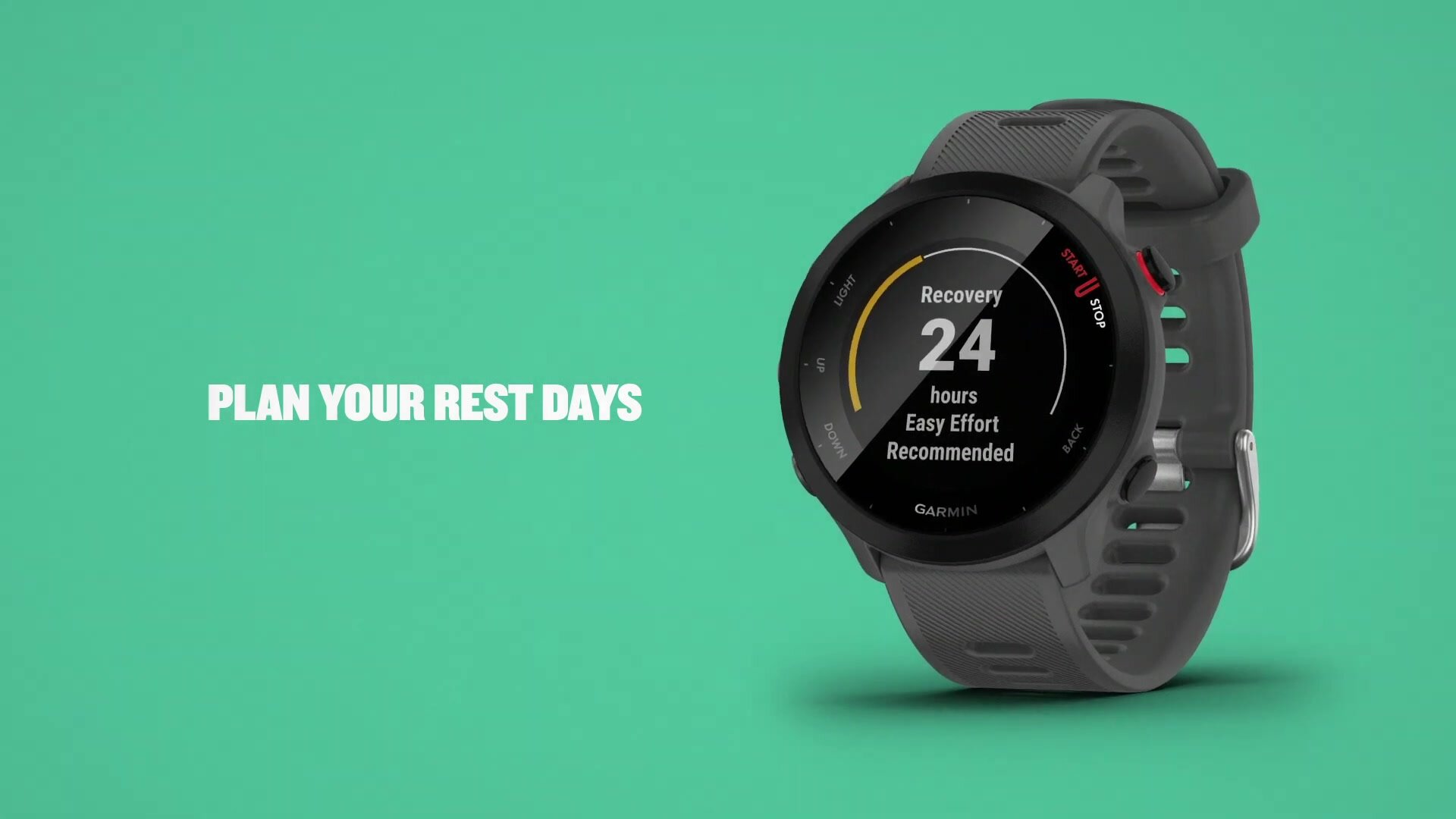 Смарт-часы Garmin Forerunner 55, 42 мм, черный, 010-02562-10 — фото 1