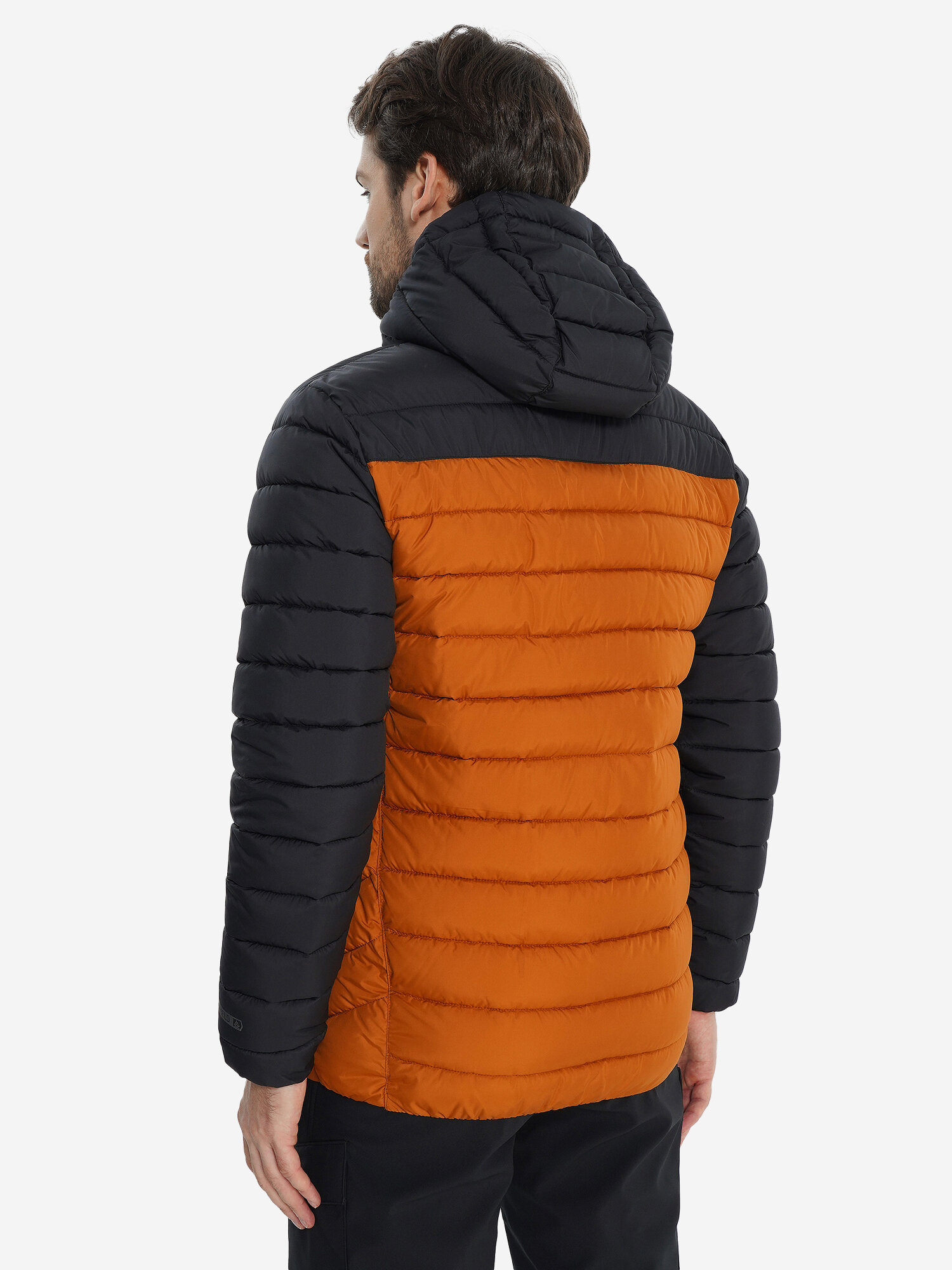 Пуховик OUTVENTURE, размер 58, оранжевый/черный — фото 1