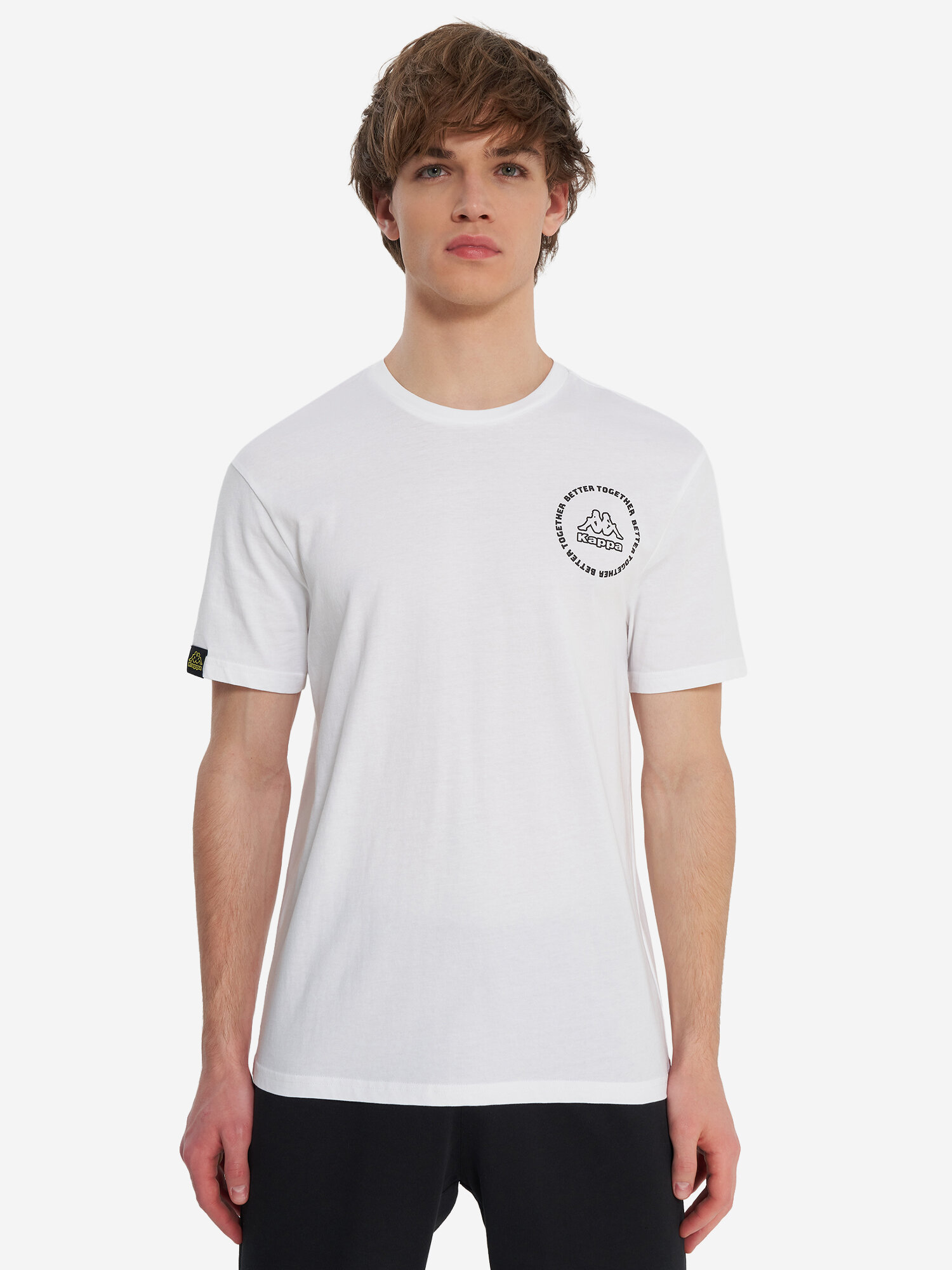 Футболка Kappa, размер 52, белый — фото 1