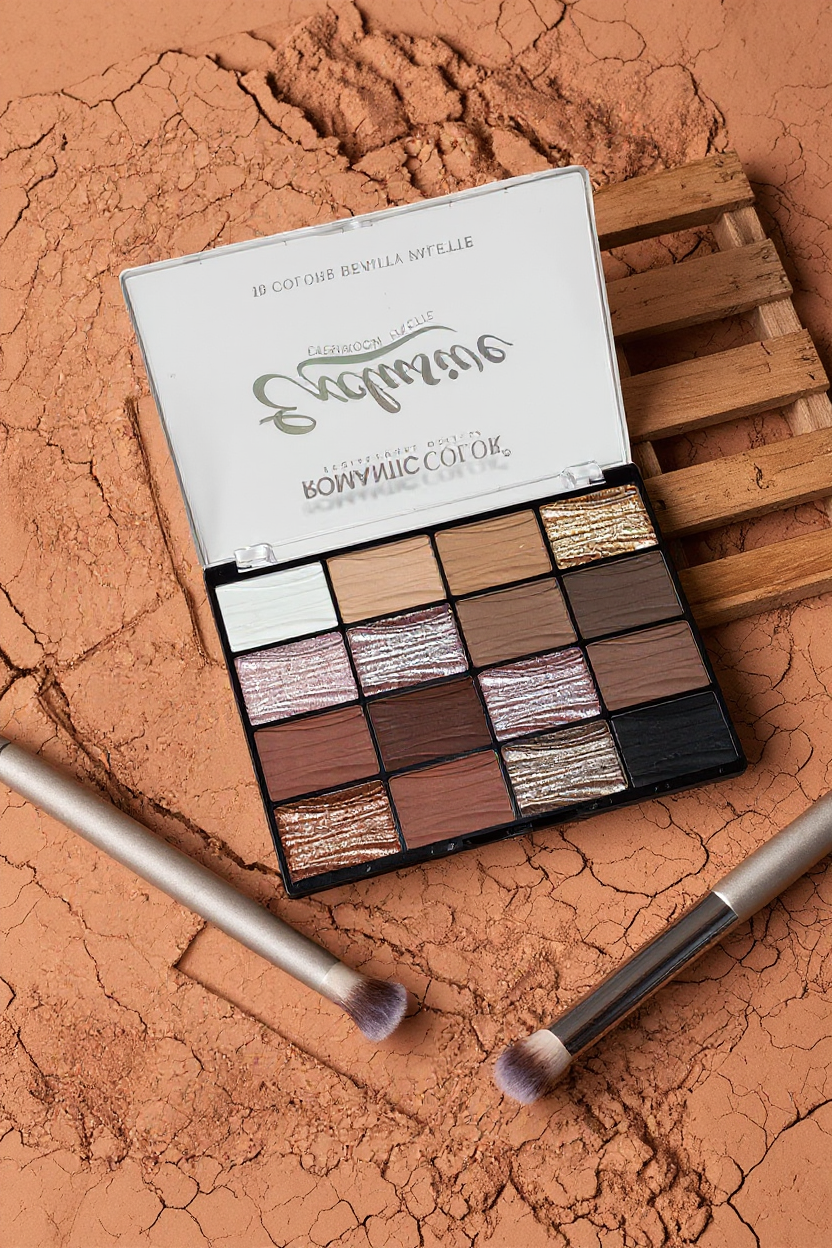 Профессиональная палетка теней для век с 18 универсальными оттенками