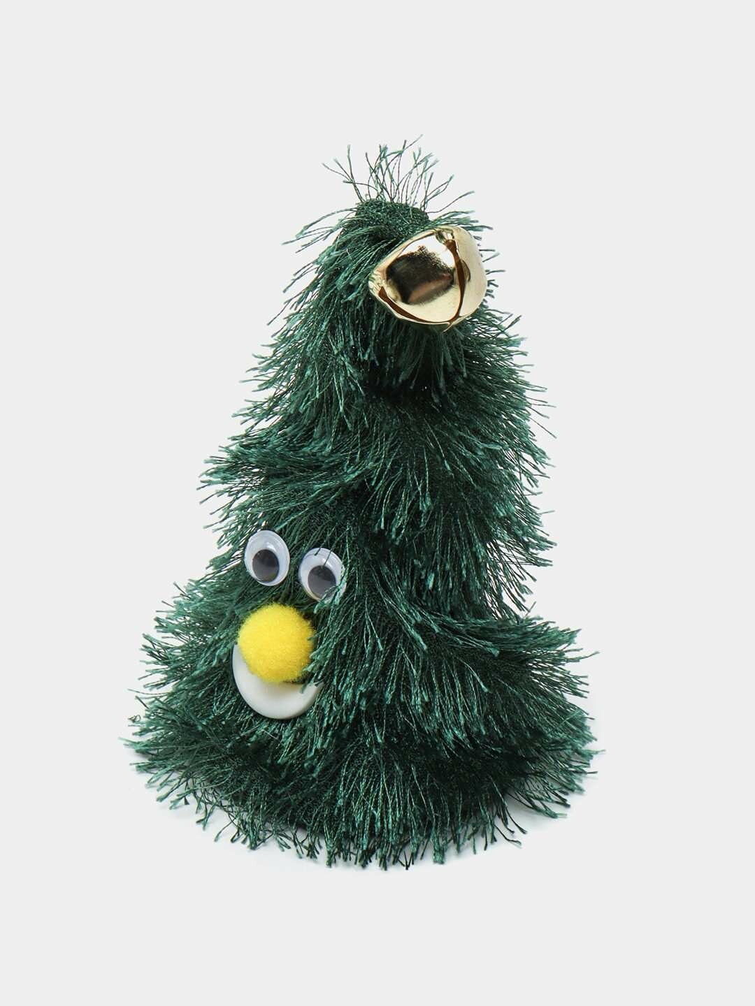 Танцующая и поющая новогодняя ёлка с забавной мордочкой — весёлое украшение для праздника.