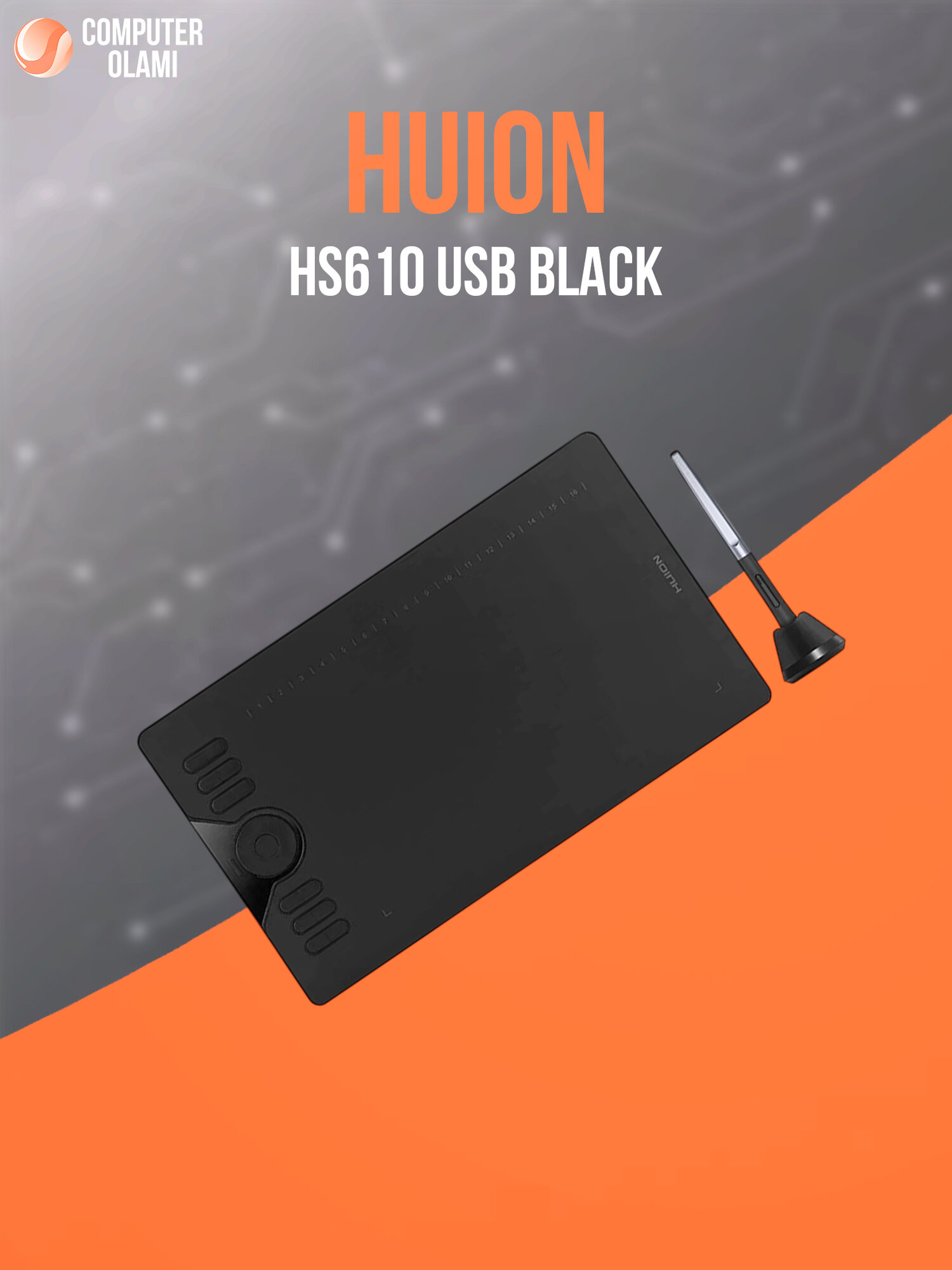 Графический планшет Huion HS610 USB Black современный графический планшет