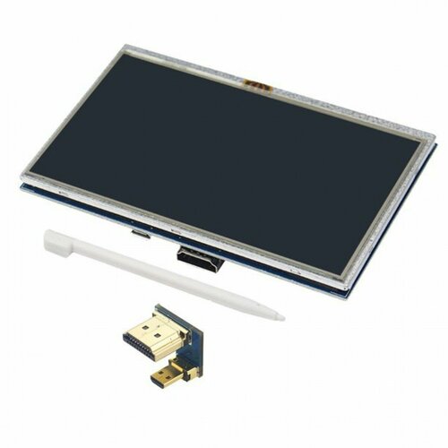 LCD дисплей 5' 800x480 HDMI тачскрин для Raspberry Pi 10 1 inch 1024 600 screen display lcd tft monitor with remote control driver board hdmi for lattepanda raspberry pi banana pi