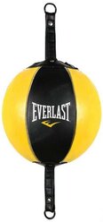 Груша на растяжках Everlast 22.5см черная/желтая