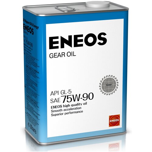 Масло трансмиссионное Eneos Gear Oil Gl-5 JP, 75W-90, минеральное, 4L