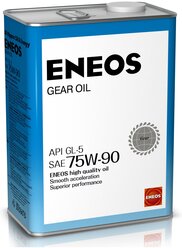 Масло трансмиссионное ENEOS GEAR GL-5 75W90, 75W-90, 4 л