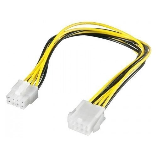 удлинитель telecom 8 pin ext 8m 8f 20sm 0 2 м 1 шт черный желтый Удлинитель Telecom 8 pin (EXT-8M-8F-20SM), 0.2 м, 1 шт., черный/желтый