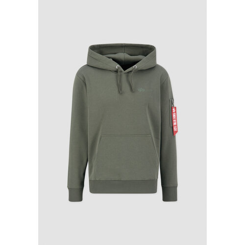 Худи ALPHA INDUSTRIES, размер S, зеленый