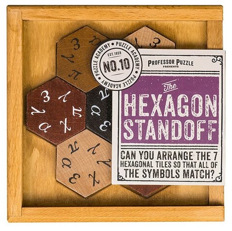 Головоломка Professor Puzzle Puzzle Academy The Hexagon Standoff