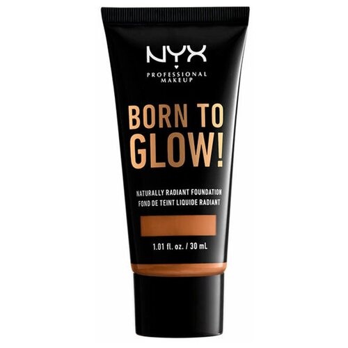 NYX professional makeup Тональный крем Born to glow!, 30 мл, оттенок: almond nyx professional makeup тональный крем born to glow 30 мл оттенок deep ebony