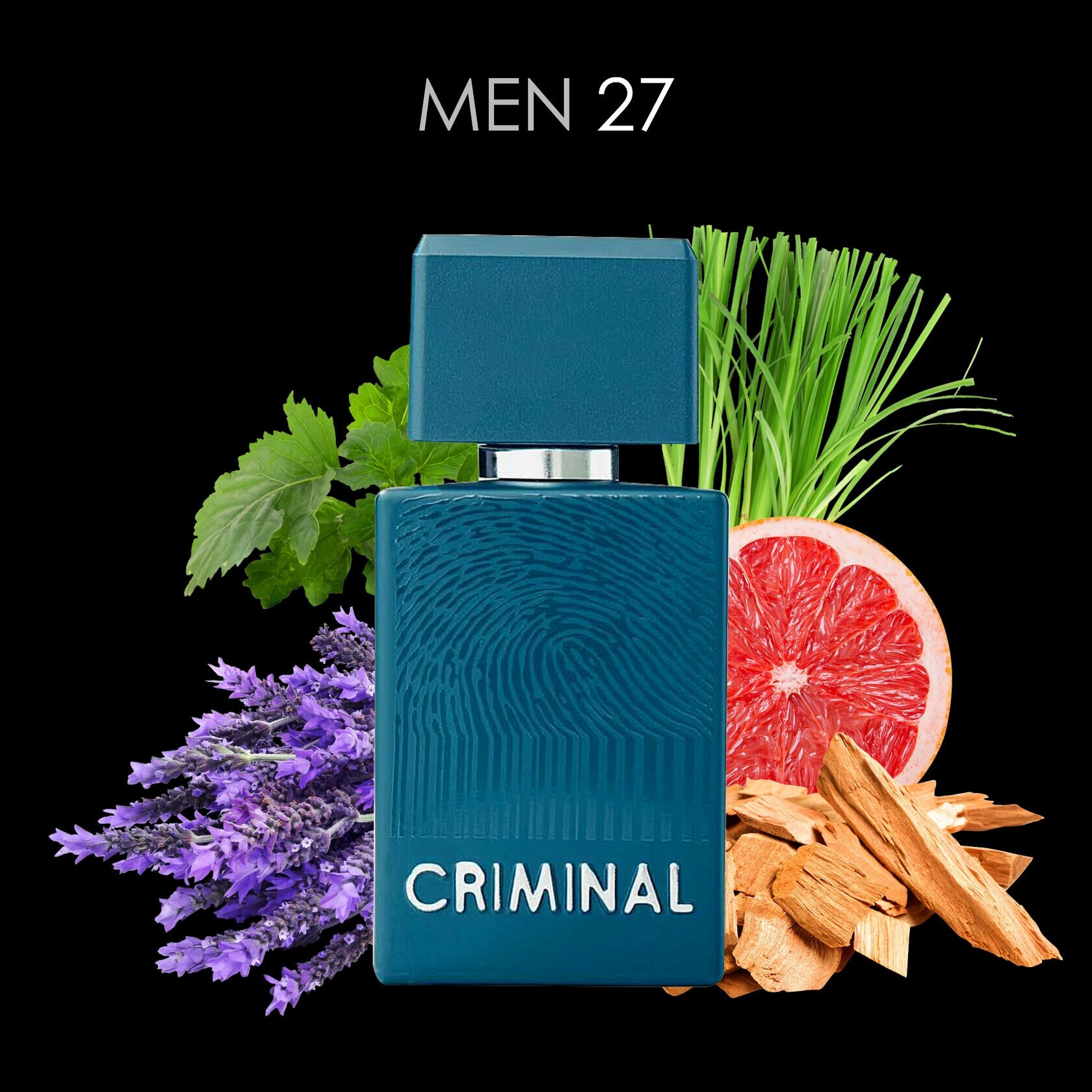 Древесно-пряный аромат/Criminal Men 27 EDP 60ml