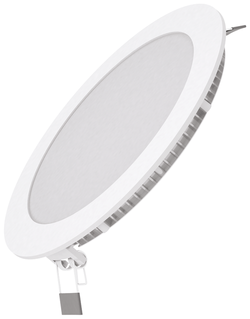 Светильник gauss 939111112, LED, 12 Вт, 3000, теплый белый, цвет арматуры: белый, цвет плафона: белый